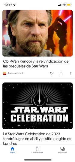 Star Wars Google Discover