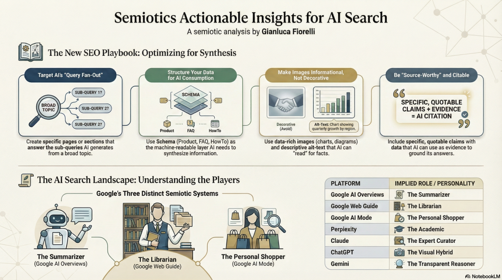 Semiotic insights for AI Search