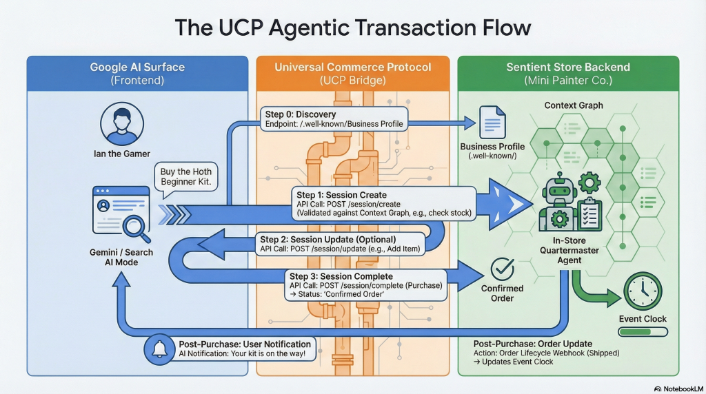 Sentient Store and UCP Google integration