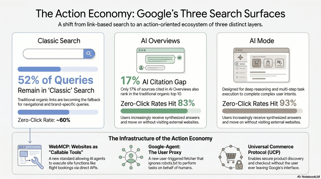 The Action Economy Search Surfaces